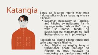 nakasama in Tagalog .